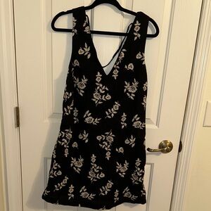 Abercrombie Floral Black Dress